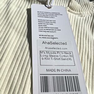 Aha Selected Gym Revive Long Sleeve Tee Size XL